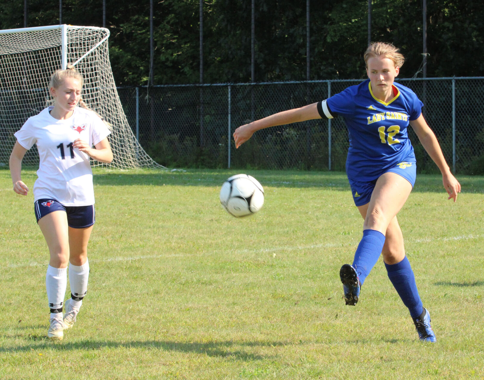 Lady Saints earn first point of season